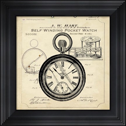 Framed Industrial Design IV Print