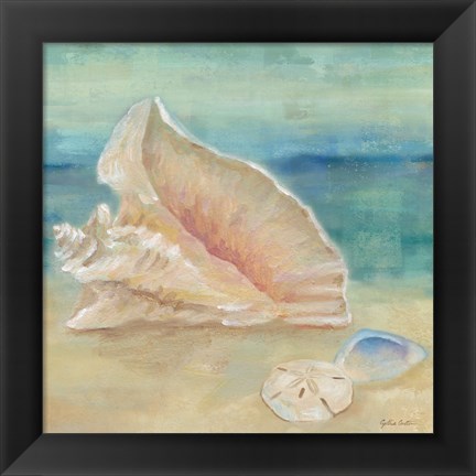 Framed Horizon Shells III Print