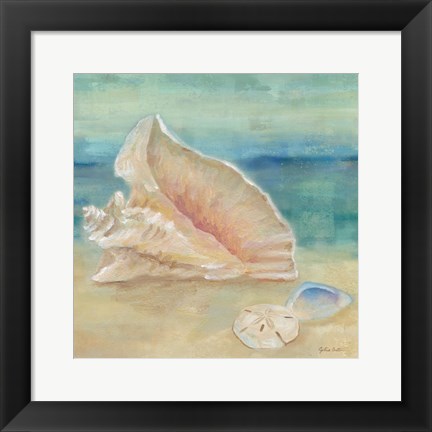 Framed Horizon Shells III Print