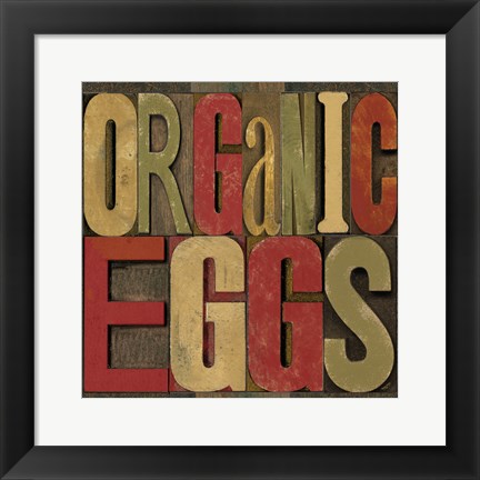 Framed Printers Block Farm To Table II Print