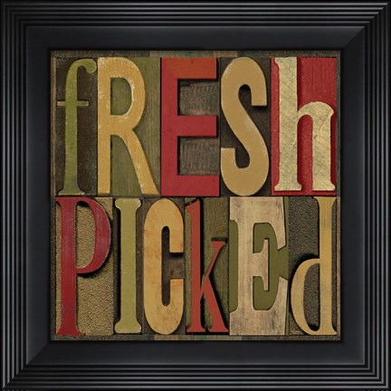 Framed Printers Block Farm To Table III Print