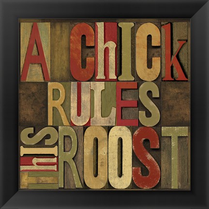 Framed Printers Block Rules This Roost I Print