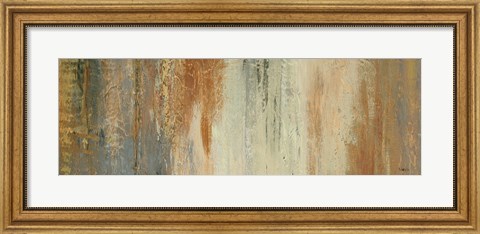 Framed Siena Abstract Panel I Print