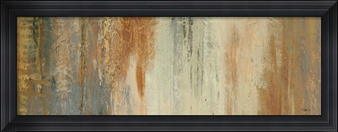 Framed Siena Abstract Panel I Print