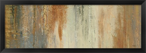 Framed Siena Abstract Panel I Print