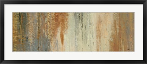 Framed Siena Abstract Panel I Print