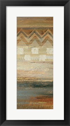 Framed Siena Geometric Panel II Print