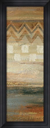 Framed Siena Geometric Panel II Print