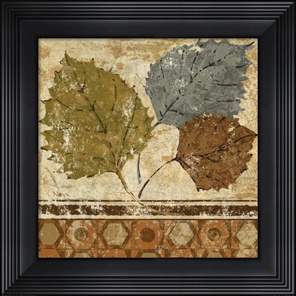 Framed Golden Autumn I Print