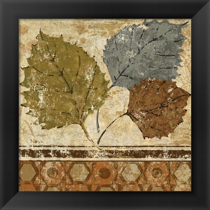 Framed Golden Autumn I Print