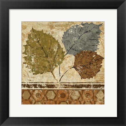 Framed Golden Autumn I Print