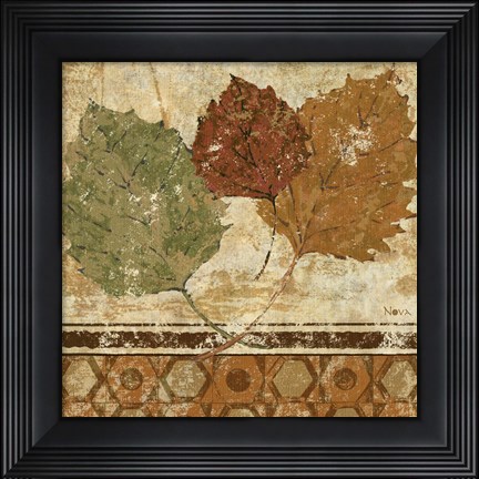 Framed Golden Autumn II Print