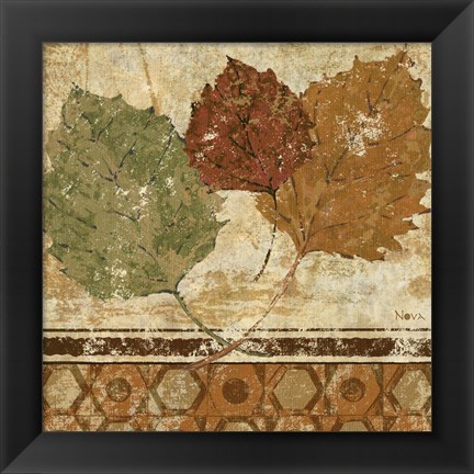 Framed Golden Autumn II Print