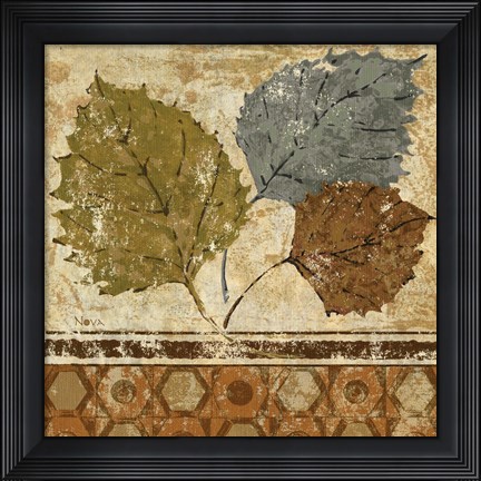 Framed Golden Autumn I Print