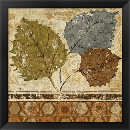 Framed Golden Autumn I Print