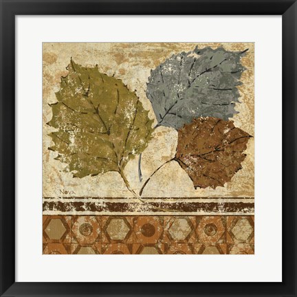 Framed Golden Autumn I Print