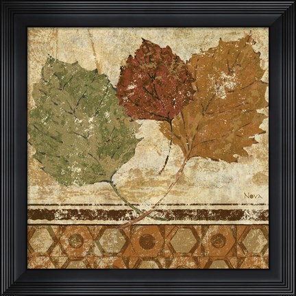Framed Golden Autumn II Print