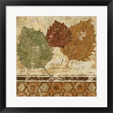 Framed Golden Autumn II Print