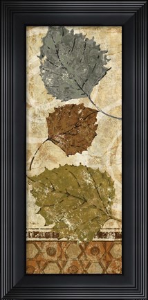 Framed Golden Autumn Panel I Print