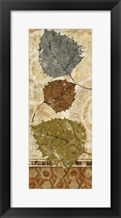 Framed Golden Autumn Panel I Print