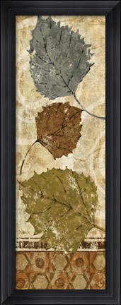 Framed Golden Autumn Panel I Print