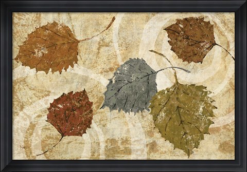 Framed Golden Autumn Landscape Print