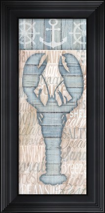 Framed Ocean Life I Print