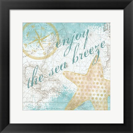 Framed Look to the Sea II Print