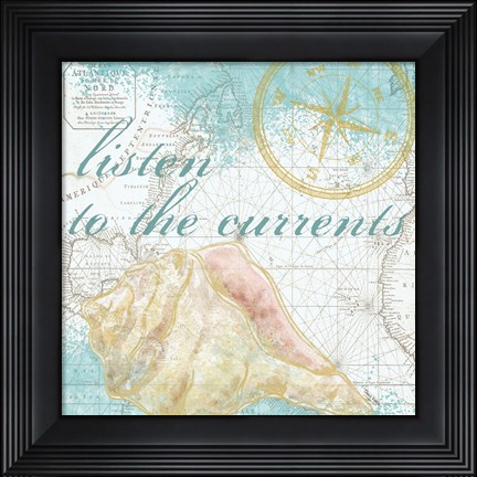 Framed Look to the Sea IV Print