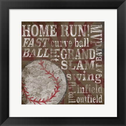Framed All Star Sports III Print