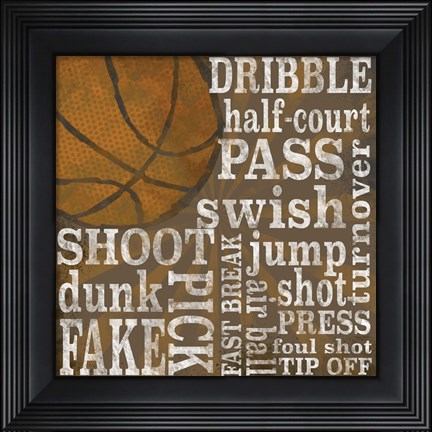 Framed All Star Sports IV Print