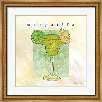 Framed Tropical Cocktails III Print