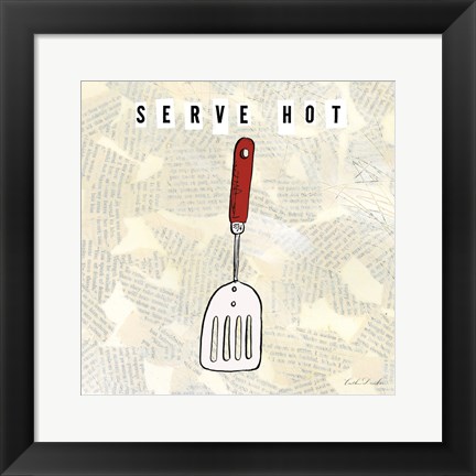 Framed Kitchen Utensils II Print