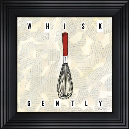 Framed Kitchen Utensils VI Print