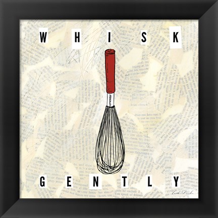 Framed Kitchen Utensils VI Print