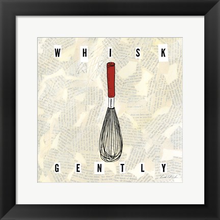 Framed Kitchen Utensils VI Print