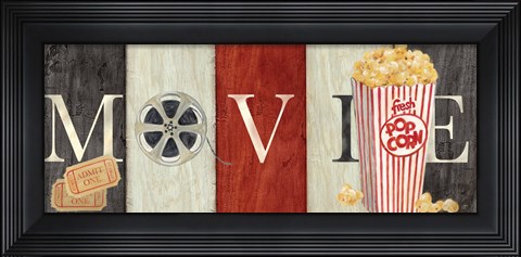 Framed Movie Cinema Signs I Print