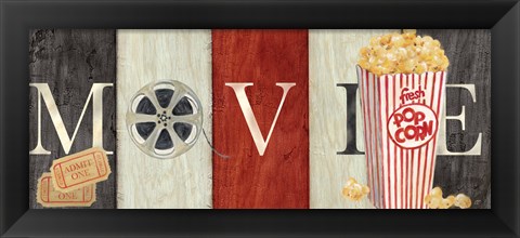 Framed Movie Cinema Signs I Print