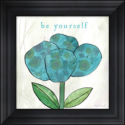 Framed Paper Flower I Print