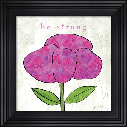 Framed Paper Flower II Print