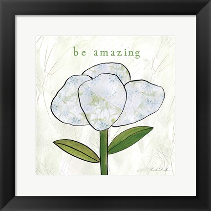 Framed Paper Flower IV Print