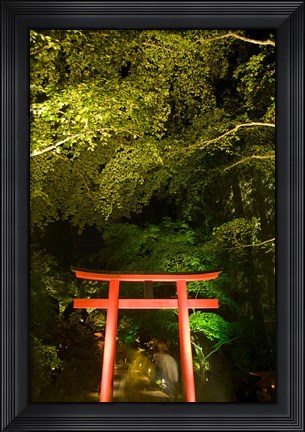 Framed British Columbia, Victoria, Butchart Gardens Print