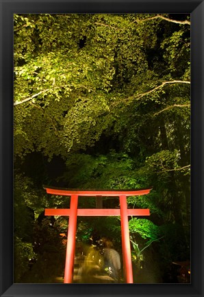 Framed British Columbia, Victoria, Butchart Gardens Print