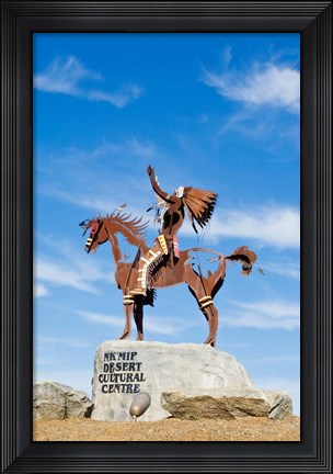 Framed British Columbia, Osoyos, Nk&#39;Mip Desert Cultural Center Print