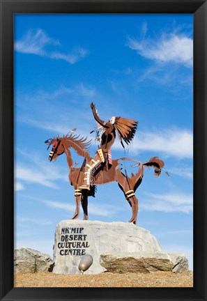 Framed British Columbia, Osoyos, Nk&#39;Mip Desert Cultural Center Print