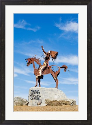 Framed British Columbia, Osoyos, Nk&#39;Mip Desert Cultural Center Print