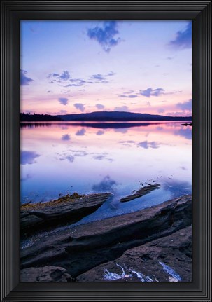 Framed Canada, BC, Salt Spring Island, Southie Point Dawn Print