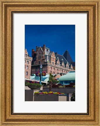 Framed British Columbia, Victoria, Historic Empress Hotel Print