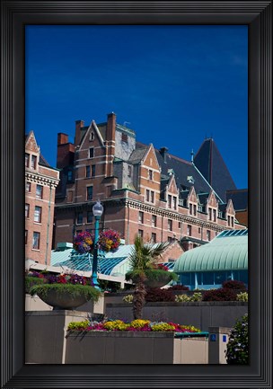 Framed British Columbia, Victoria, Historic Empress Hotel Print