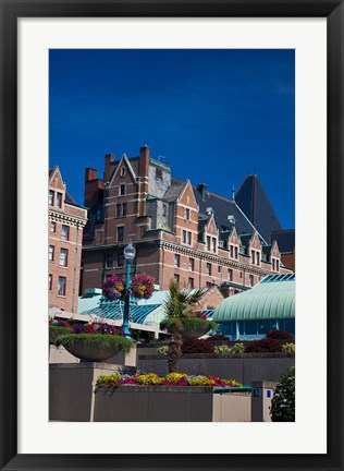 Framed British Columbia, Victoria, Historic Empress Hotel Print